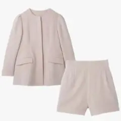 CELFORD バリエーションペプラムジャケット+ショートパンツセット