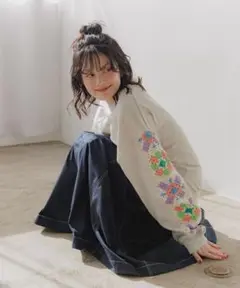 ニコアンド nikoand... クロシェコンビプルオーバーL　オートミール