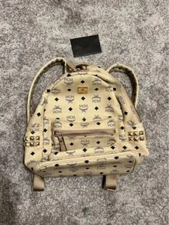 【MCM】ベージュ バックパック