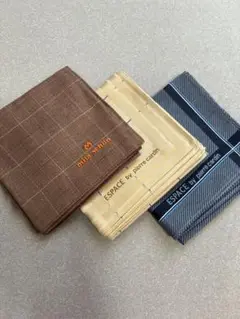 【新品3枚SET】ブランド　メンズハンカチ