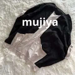 mujiya 夢地哉 ドルマンスリーブ　チュニック　ブラック　ゆったり