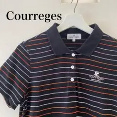 【Courreges】ロゴポロシャツワンピース ゴルフウェア