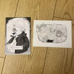 特典のみ　花秘める君のメテオール 4巻　メロンブックス　片面イラストカード
