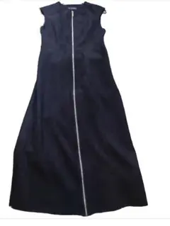 ZARA　ザラ　フェイクスエード　前ジップジャンパースカート