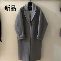 LAGUAGEM ラグアジェム チェスターコート ロング グレー