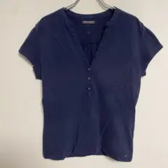 TOMMY HILFIGER トミーヒルフィガー 半袖 VネックTシャツ L