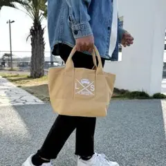 西海岸系⭐︎LUSSO SURF ミニトートバッグ　ベージュ　送料込み