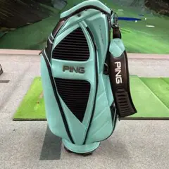 中古 限定カラーpingキャディーバック ティファニーブルー