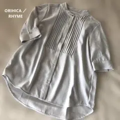 ORIHICA ／RHYME ピンタック ドレスアップブラウス