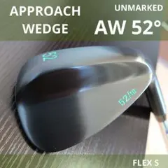 アンマークドAW52°アプローチウェッジアイアンゴルフクラブ初心者中古シニア単品