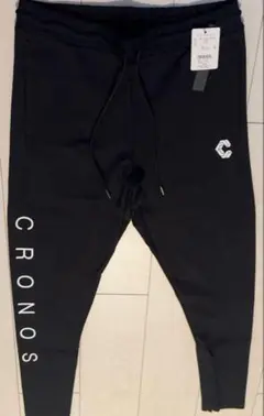 CRONOS 黒 スリムフィットパンツ 38(M)