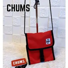 【極美品】CHUMS ネックポーチ スプルス ポケット オーガナイザーサコッシュ