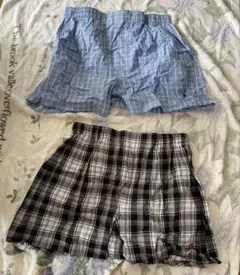新品　POLO ラルフローレン　トランクス 2枚セット チェック柄 M