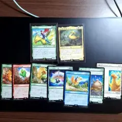 MTG ff バッツとボコ＆桃源郷の探求者、チョコ＋チョコボ関連7枚 計9枚