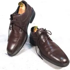 人気デザイン 極美品 ACHILLES SORBO【24.5】ビジネス 本革 茶