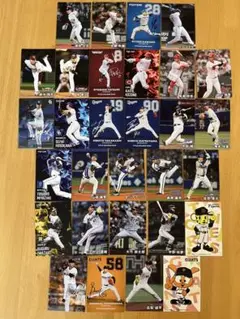 2025 プロ野球チップスカード30枚セット おまけダブりカード付き