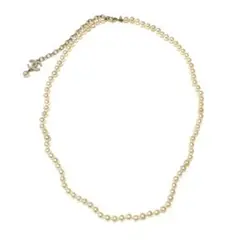 名作 CHANEL シャネル A12P フェイクパール ネックレス ココマーク