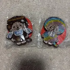 モンチッチ　ラインストーンマスコット　2点