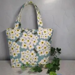 花柄トートバッグ 8月末迄1300円➖️1100円にお値下げ致します