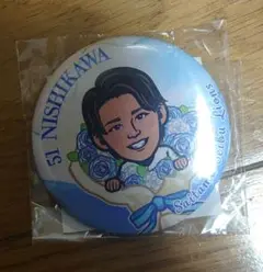 西川選手 イラストバッジ 51 埼玉西武ライオンズ 未開封