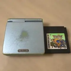 Game Boy Advance SP 本体とドラゴンクエストモンスターズ2