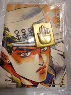 ジョジョの奇妙な冒険　ダイヤモンドは砕けない 一番くじ F賞 空条承太郎 バッジ