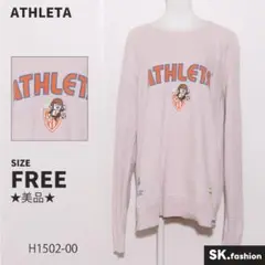 ★美品★ATHLETA トップス　スウェット　LAUNDRYコラボ　リバーシブル