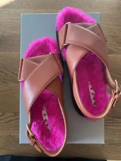 Marniマルニフスベット♡リアルファー♡マルニサンダル