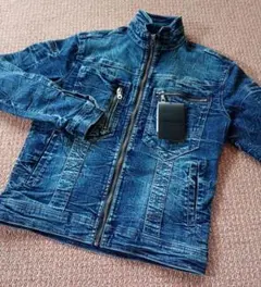 【新品/送料込】★GRANCISCO ストレッチデニムジャケット★