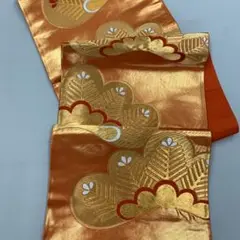 新品老舗西陣宮本織物王朝大王松文正絹最高級多色織振袖用袋帯芯入仕立付き価格