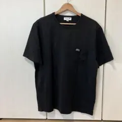 Lacoste ブラック Tシャツ ポケット付き