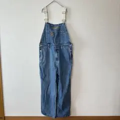 【レフトアローン】 デニムオーバーオール　サロペット　ブルー　2(Lサイズ)