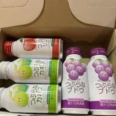 つぶらなかぼす、ブドウ、リンゴ 5本セット