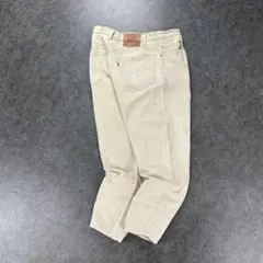Levi's 550 裏585 tapered jeans Beige W34