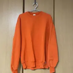 RUSSELL ATHLETIC オレンジ スウェット Lサイズ