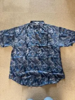 high advantage メンズ半袖シャツ XL 100％シルク製　中国製