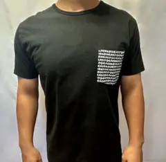 roar ポケットプリントTシャツ ブラック サイズ4（L相当）