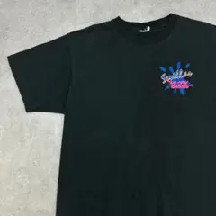 NO CRY BABIES　ペイントイラスト　半袖Tシャツ　古着　ブラック　L