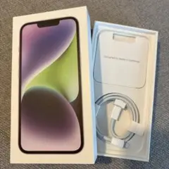 iPhone 14 化粧箱　ライトニングケーブル