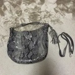 マイケルコース ショルダーバッグ フリンジ付き レザー