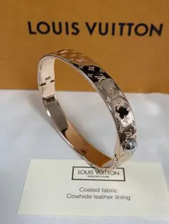 LOUIS VUITTON カフ ナノグラムブレスレット 極美品 M