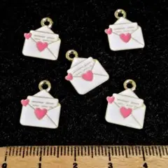 2点限り⭐ハートレター.。.:*5個♡ゴールドチャーム