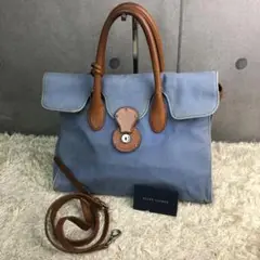 定価66000円 ラルフローレン 2way ハンドバッグ ショルダー 南京鍵