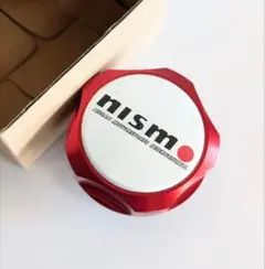 新品 日産 ニスモ nismo アルミ製 オイルフィラーキャップ レッド