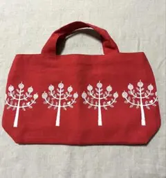 ミナペルホネン パニーニバッグ　ringo red 小サイズ