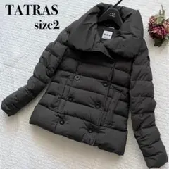 美品✨タトラス ダブル ダウンジャケット グレー 02