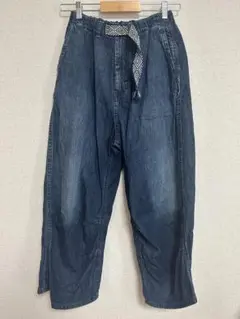 デニムダンガリー　パンツ　デニムパンツ　レディース　Ｌサイズ