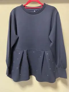 【新品未使用】レディース ペプラムトップス スウェット トレーナー