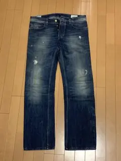 ディーゼル LARKEE-ZIPダメージ加工 W33 used［ジャンク品］
