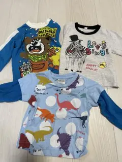 サイズ80 長袖Tシャツ　3点セット③
